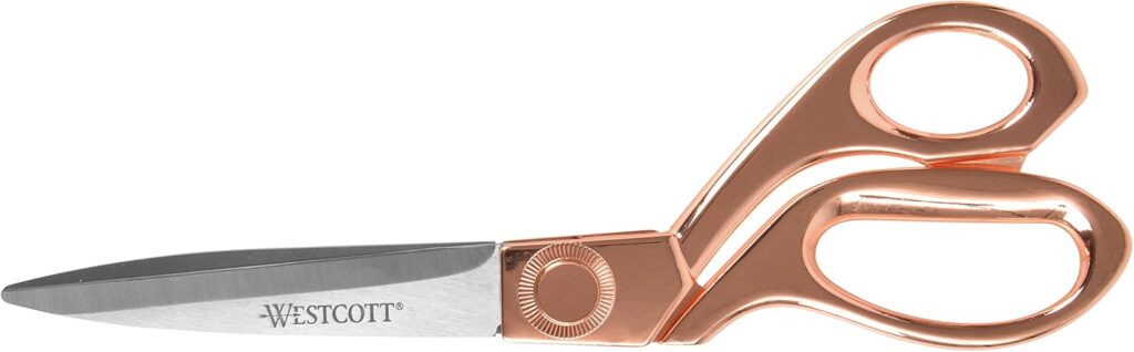 rose gold office stationery